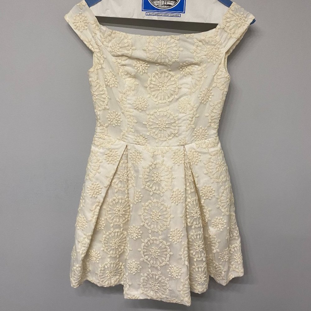 Top Shop Formal White Mini Dress